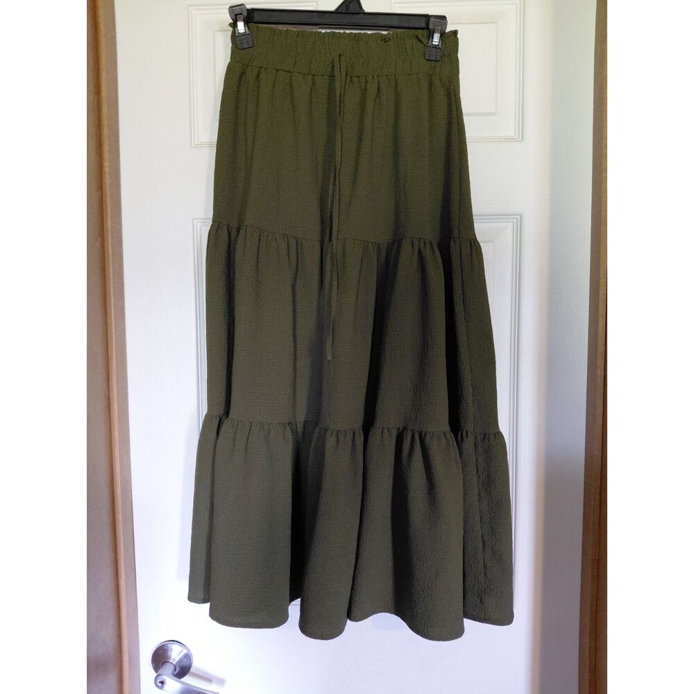 Shein Tiered Maxi Skirt -S